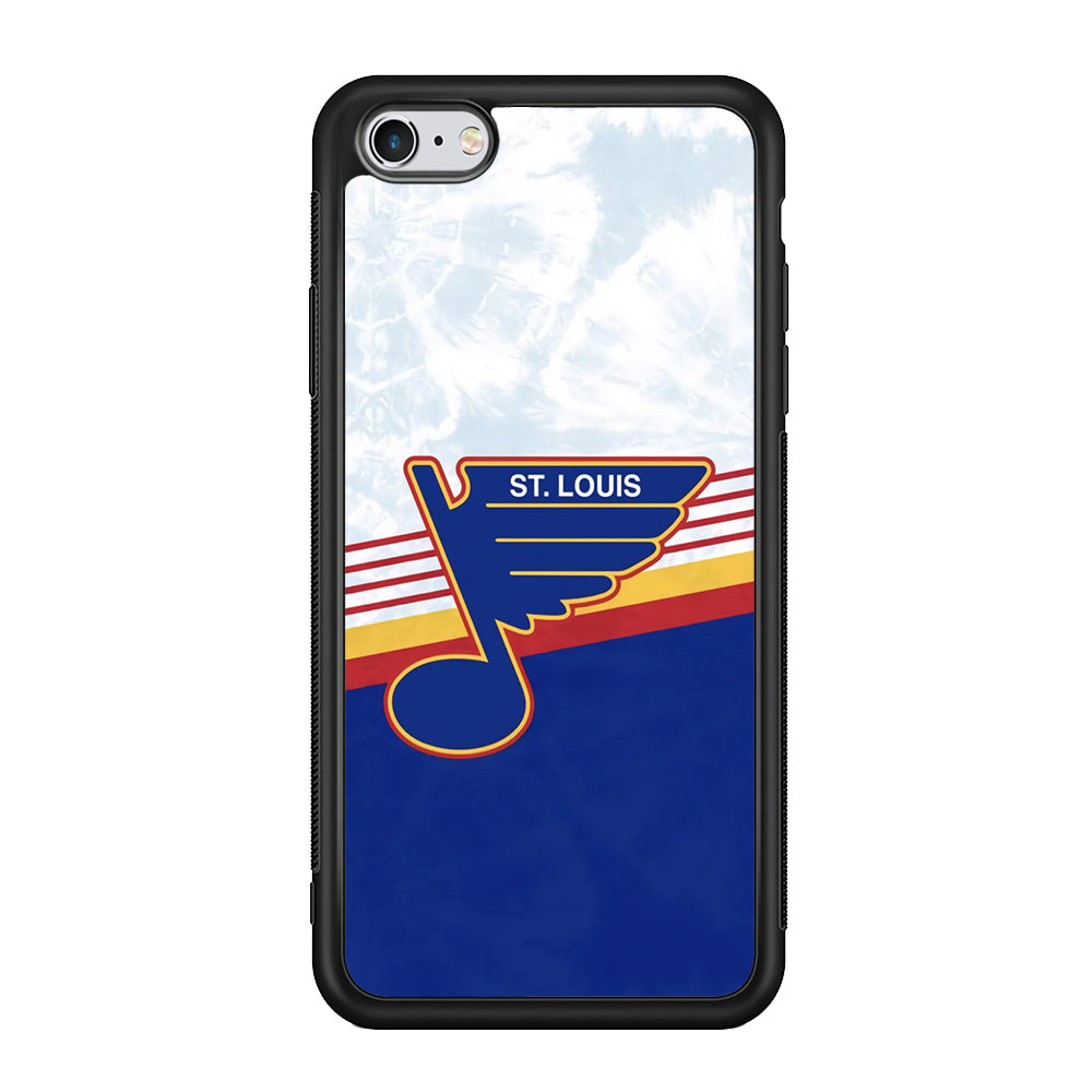 St Louis Blues Team Stripe And Marble iPhone 6 | 6s Case