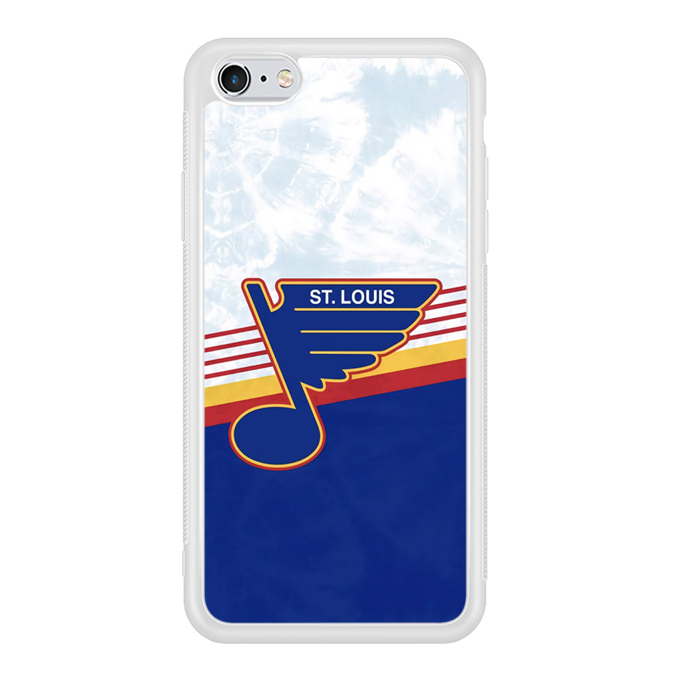 St Louis Blues Team Stripe And Marble iPhone 6 | 6s Case