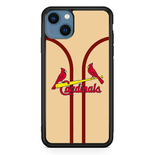 St Louis Cardinals Creammy Jersey iPhone 14 Plus Case - Carneyforia