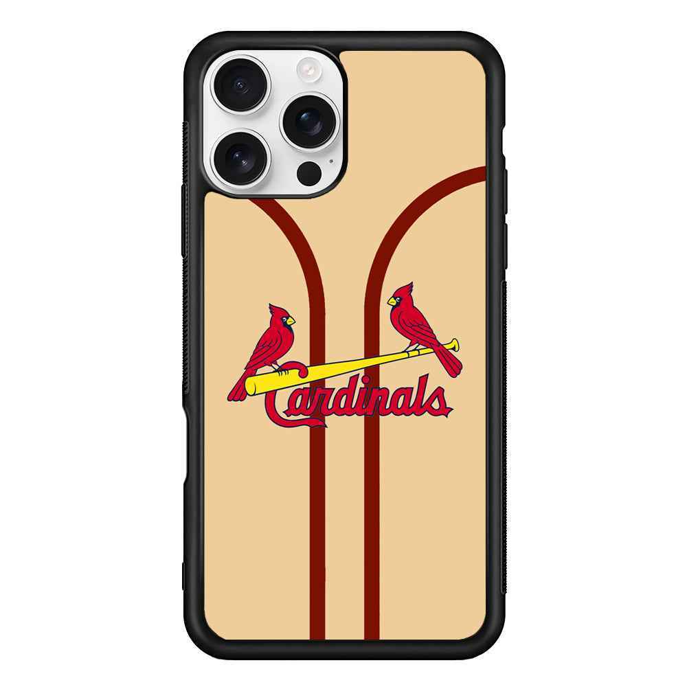 St Louis Cardinals Creammy Jersey iPhone 16 Pro Case