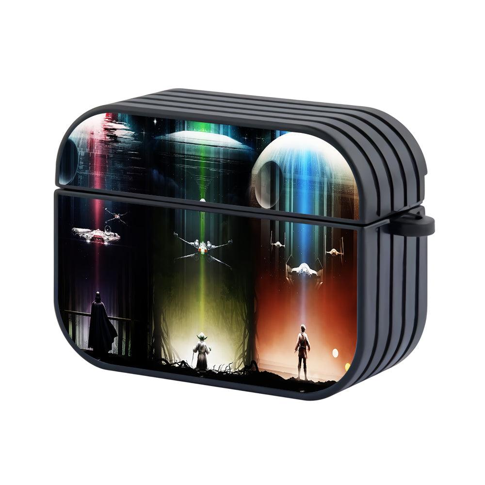 Star Wars Darth Vader Yoda Skywalker Apple Airpods Pro 3 Case Black
