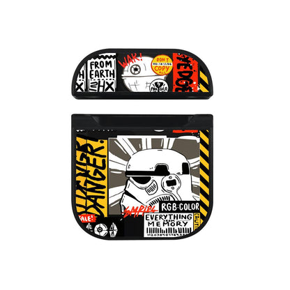 Star Wars Freestyle Collage Apple Airpods Case Black