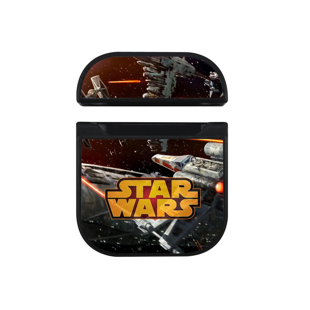 Star Wars Laser from The Aircraft Apple Airpods Case Black
