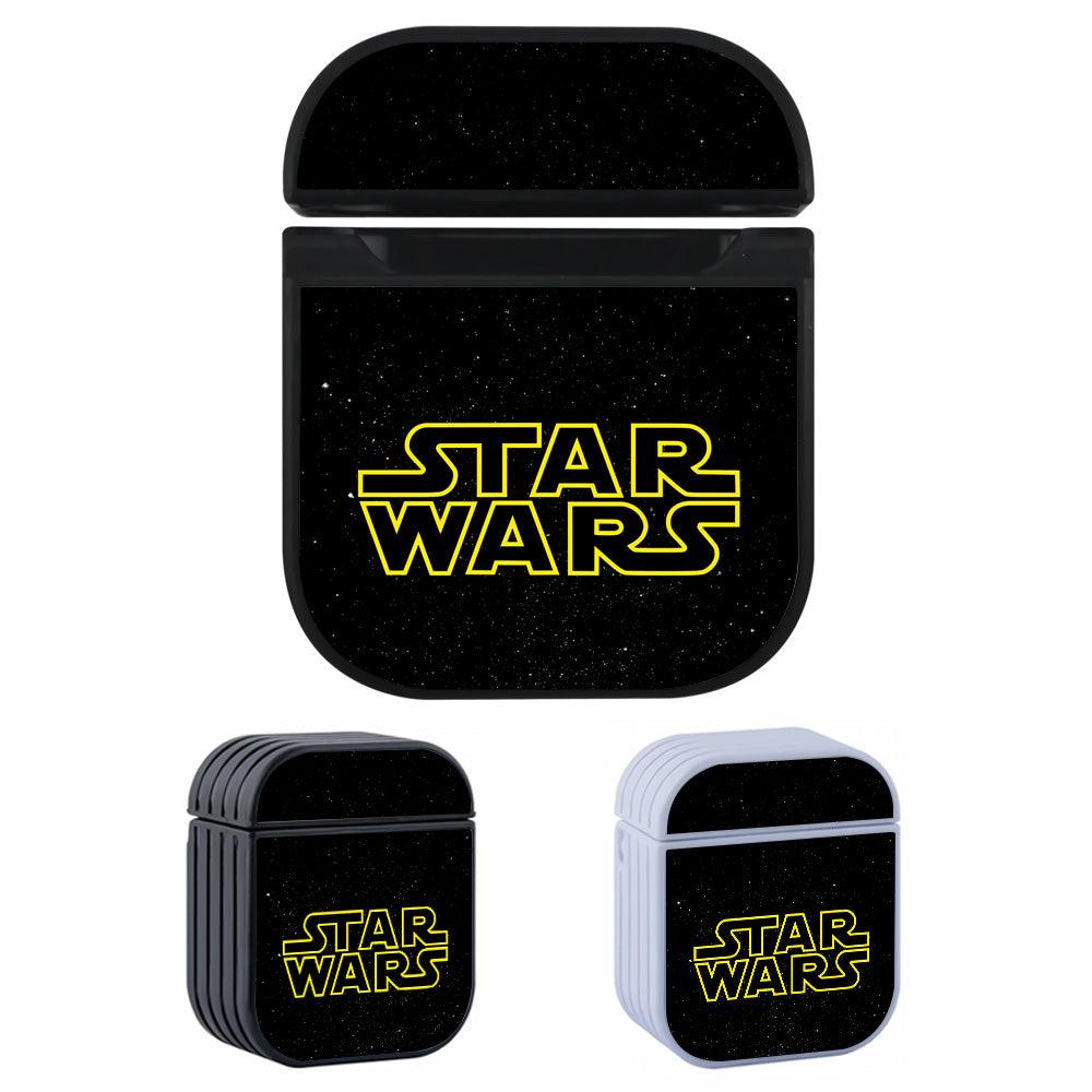 Star Wars Logo Galaxy Background Apple Airpods Case