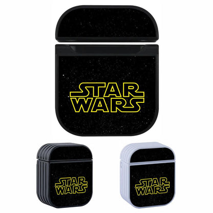 Star Wars Logo Galaxy Background Apple Airpods Case