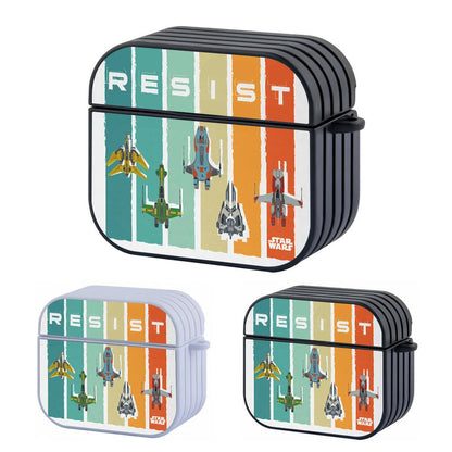 Star Wars Resist Space Ship Apple Airpods 4 Case
