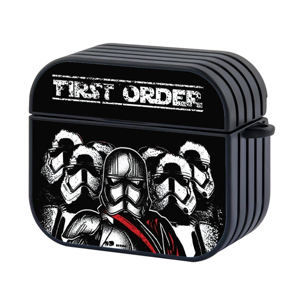Star Wars Troopers First Order Apple Airpods 4 Case Black