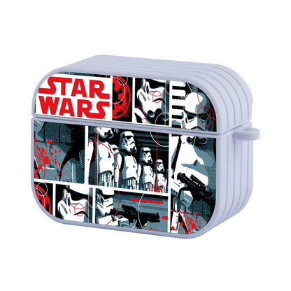 Star Wars Troopers of the Stars on Duty Apple Airpods Pro 2 Case White