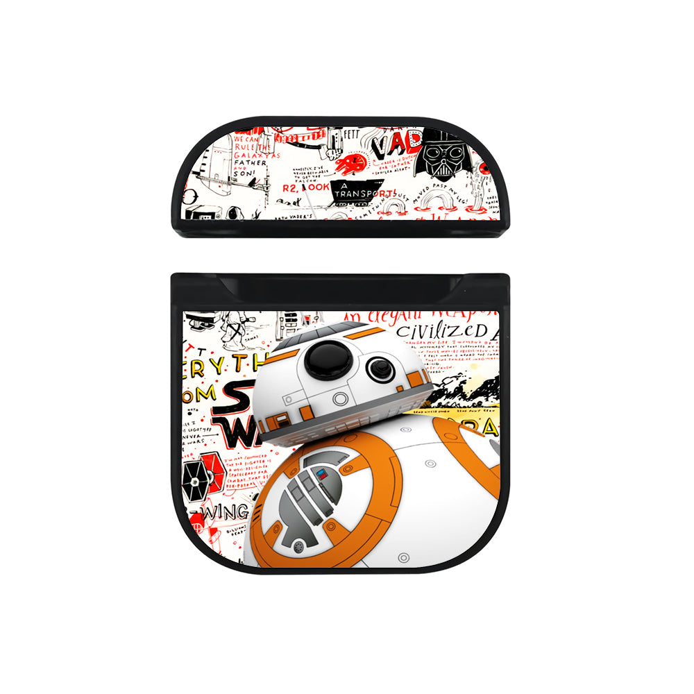 Starwars BB 8 Apple Airpods Case Black
