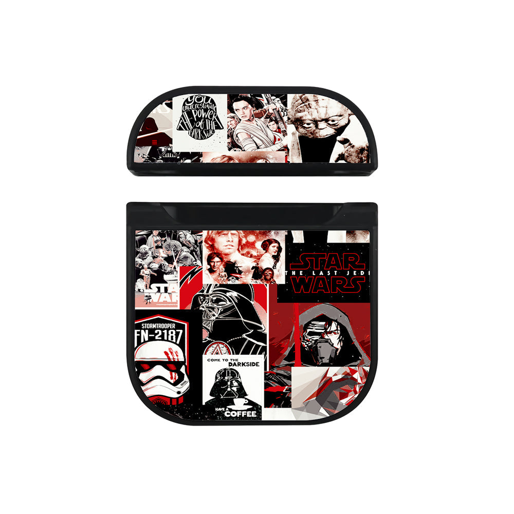 Starwars Collage Of Aestheic Apple Airpods Case Black