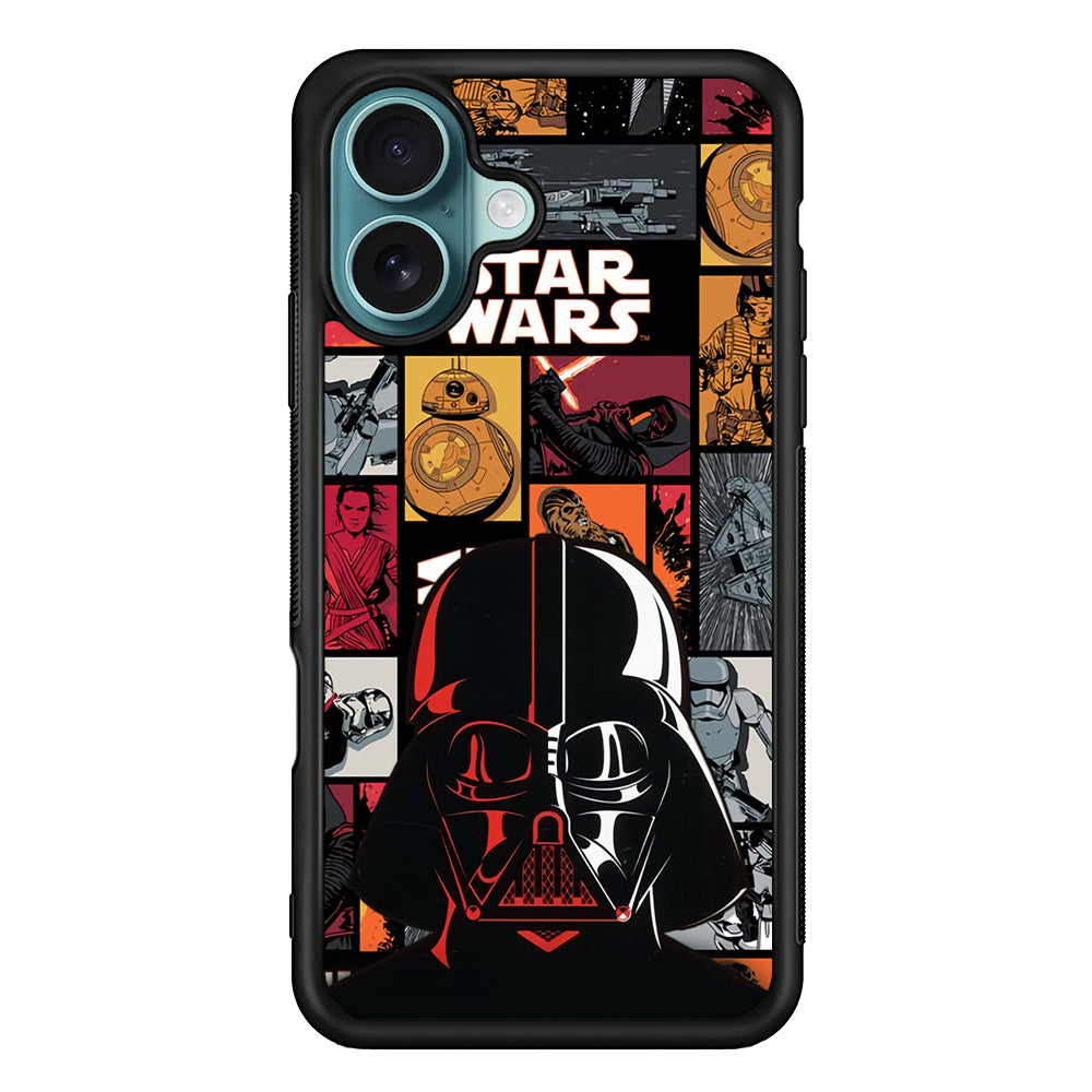 Starwars The Dart Vader Silhouette iPhone 16 Case