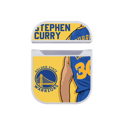 Stephen Curry Golden State Warriors Team Apple Airpods Case White