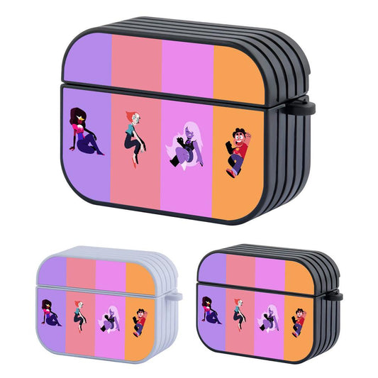 Steven Universe Color Block of Aura Apple Airpods Pro 3 Case-Carneyforia
