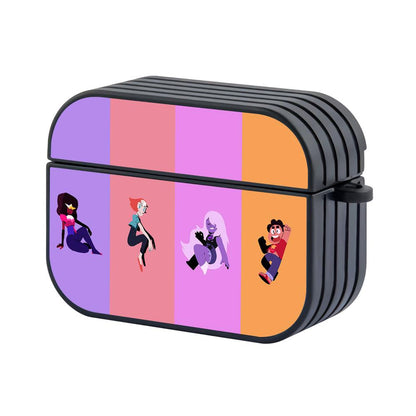 Steven Universe Color Block of Aura Apple Airpods Pro 2 Case Black