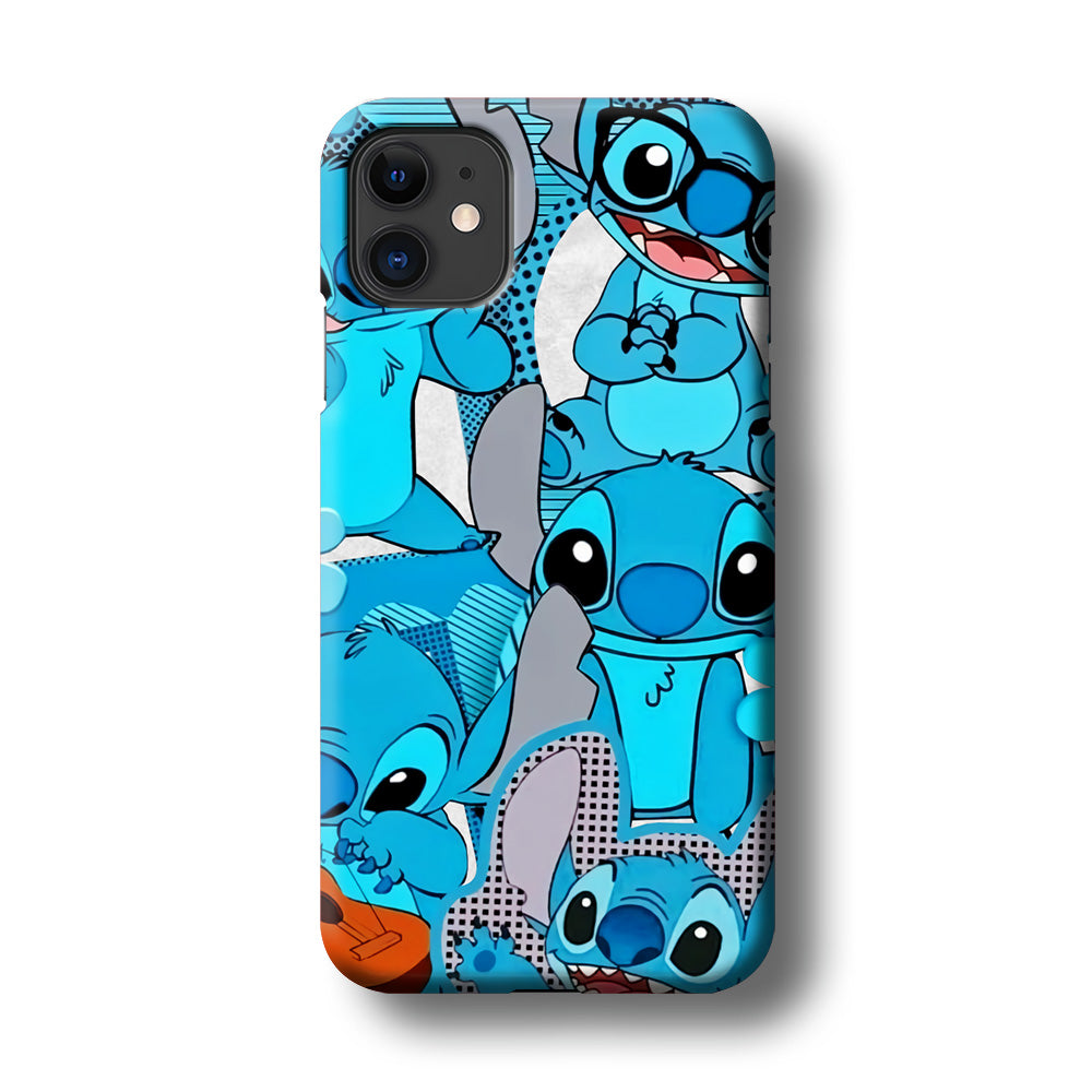 Stitch Aesthetic Of Expression iPhone 11 Case