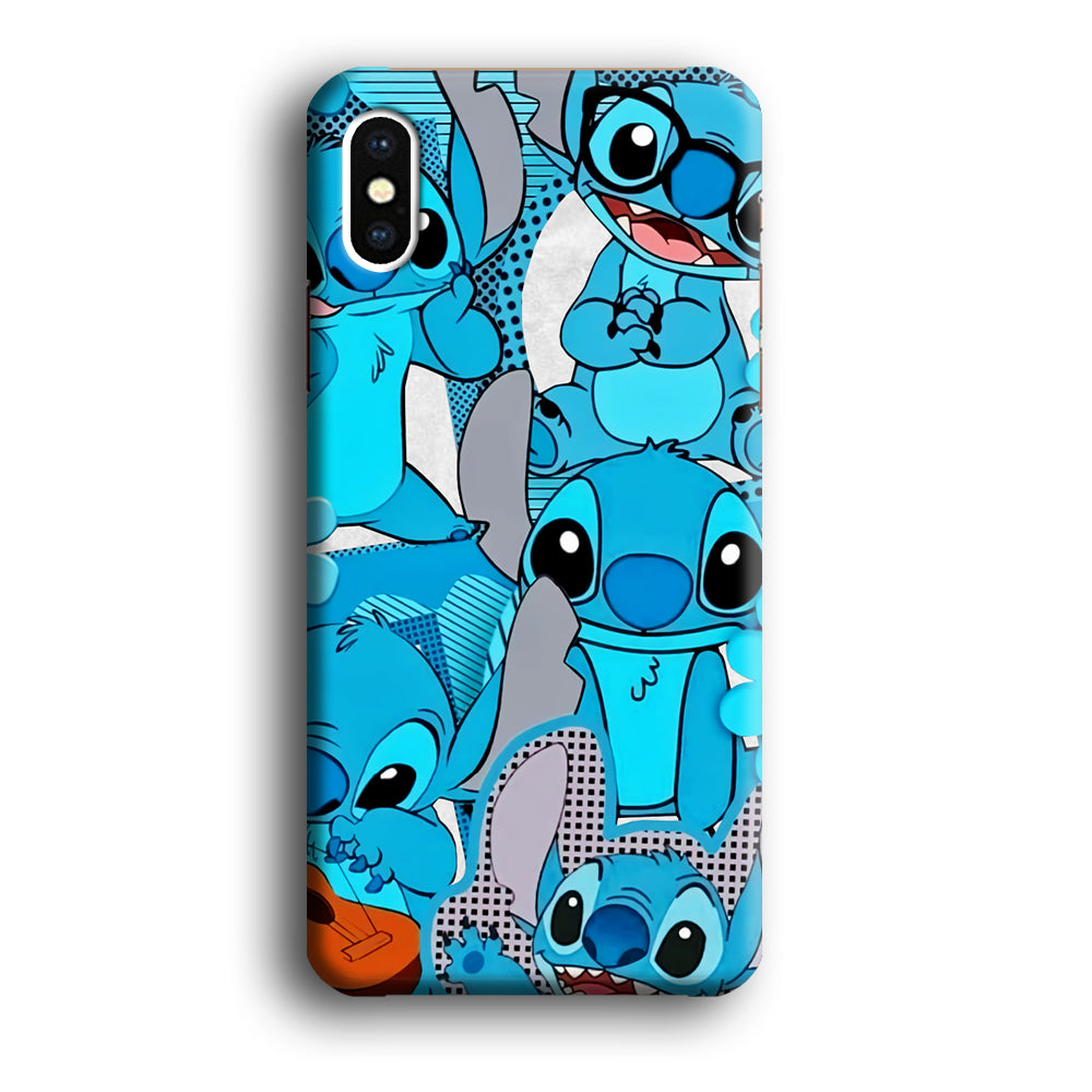 Stitch Aesthetic Of Expression iPhone XS Case