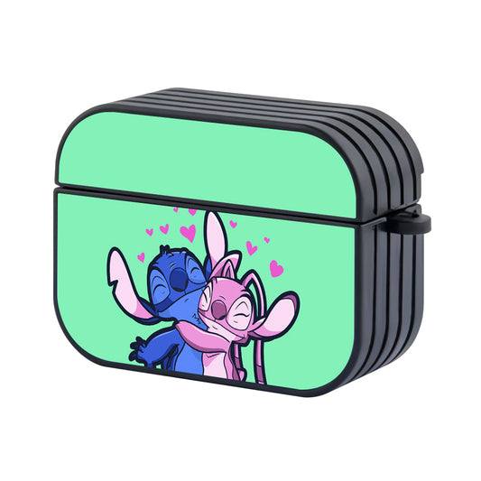 Stitch And Angel Hug Romance Apple AirPods Pro 3 Case
