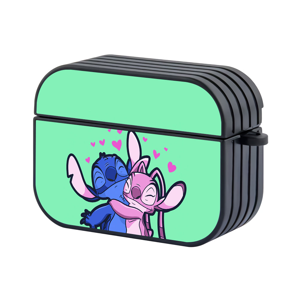 Stitch And Angel Hug Romance Apple AirPods Pro 2 Case