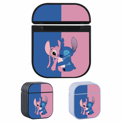 Stitch And Angel Huge Momment Apple Airpods Case
