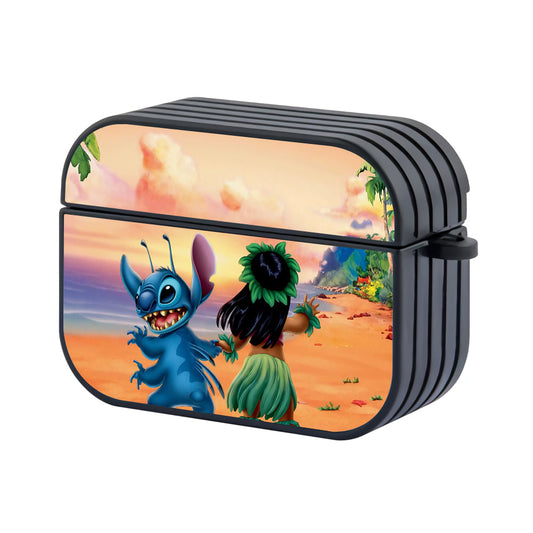 Stitch And Lilo Sunset Apple AirPods Pro Case