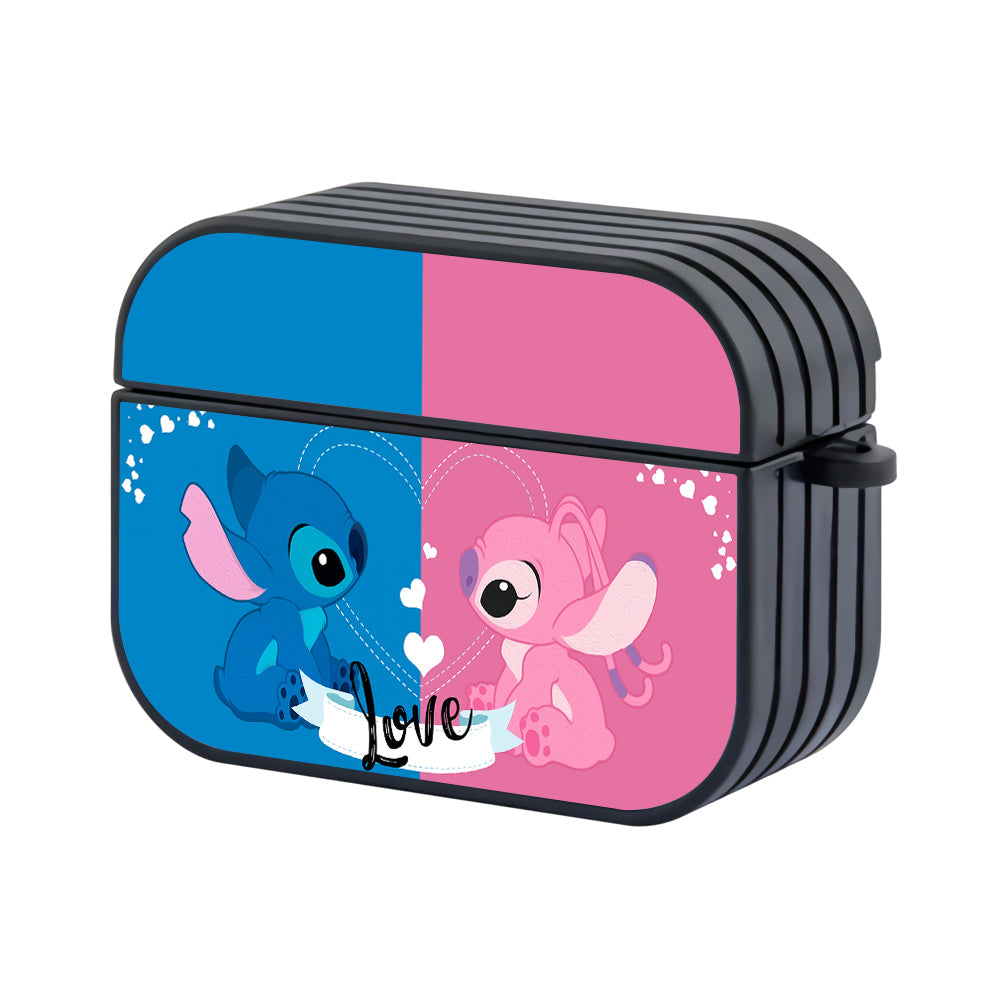 Stitch Angel Falling in Love Apple AirPods Pro Case