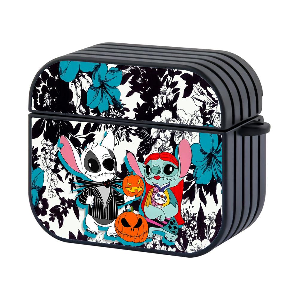 Stitch Bluish Costum for Halloween Apple Airpods 4 Case Black