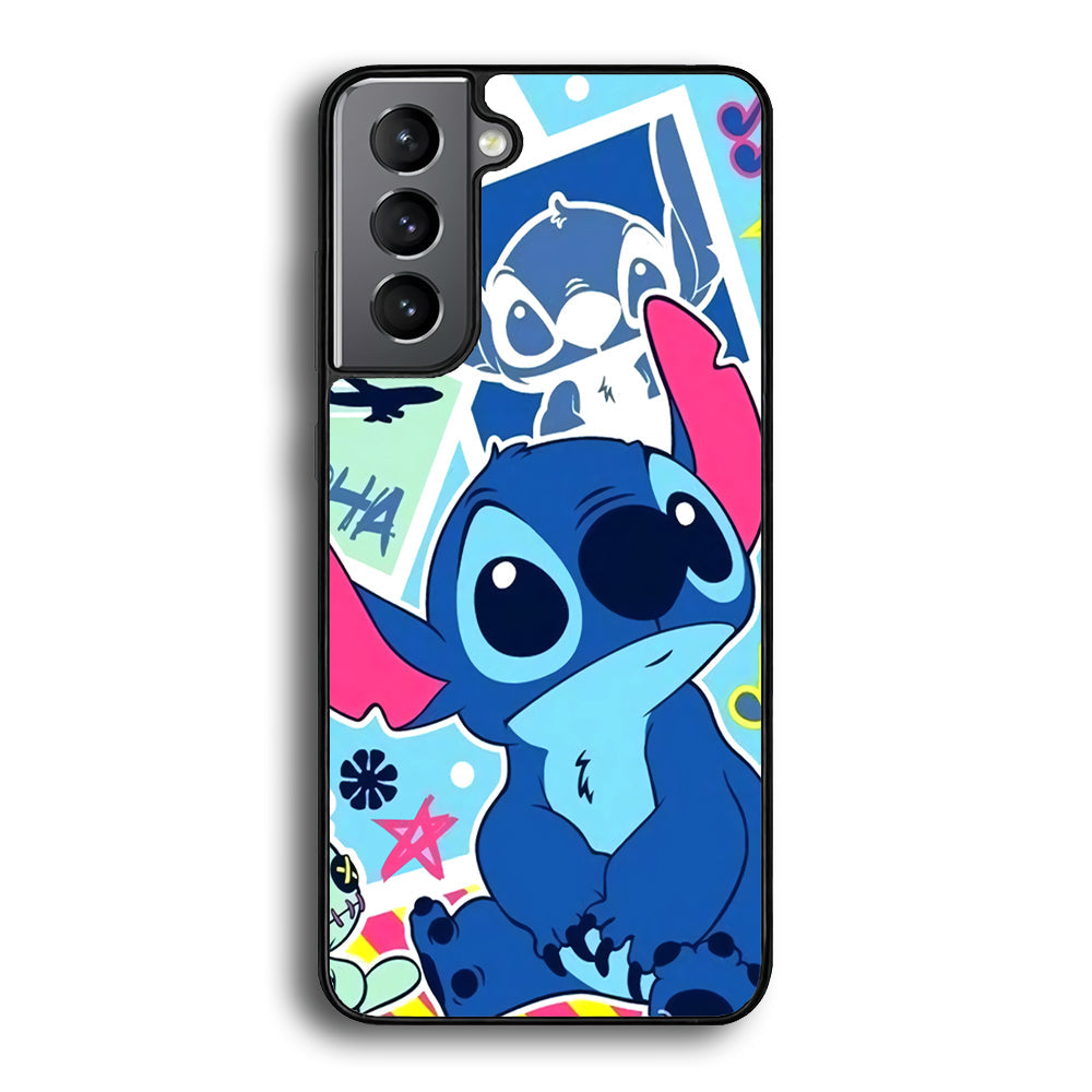 Stitch Cute Stare Samsung Galaxy A15 Case - Carneyforia