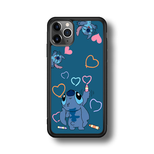 Stitch Drawing Lovely iPhone 11 Pro Max Case