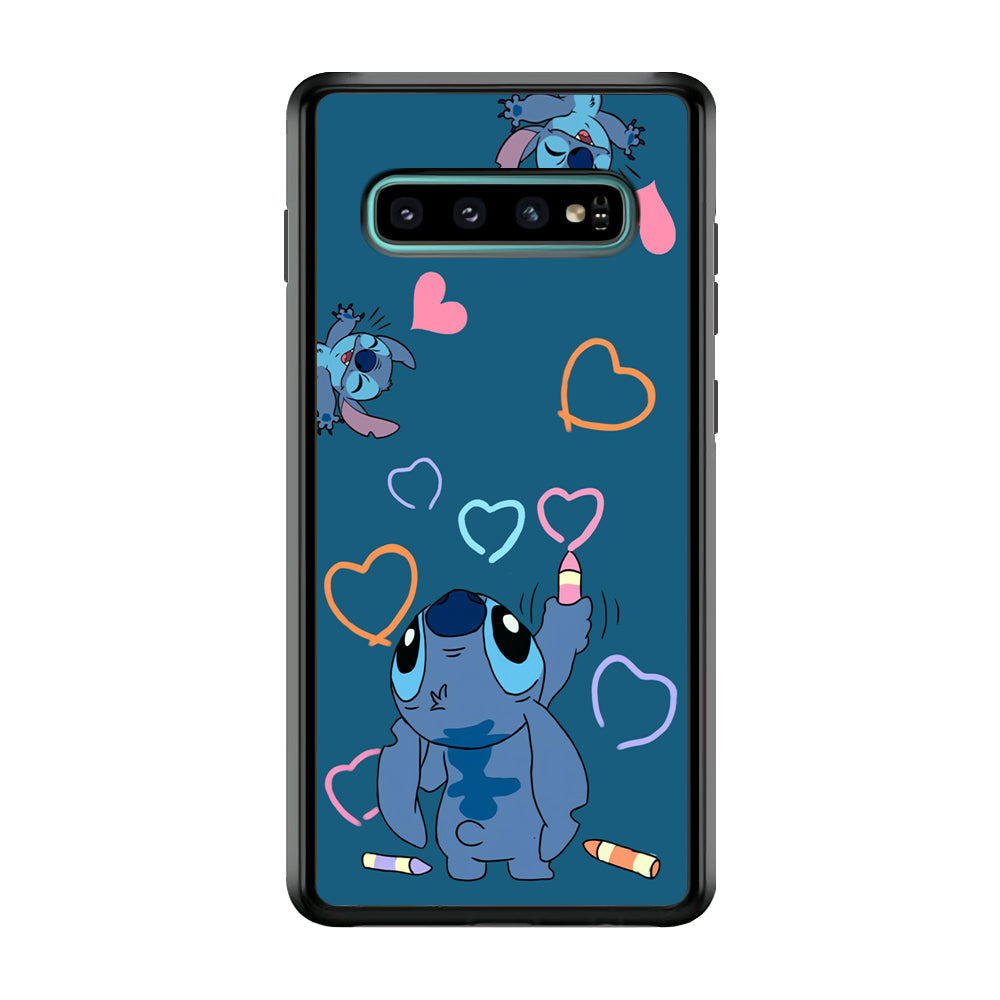 Stitch Drawing Lovely Samsung Galaxy S10 Case