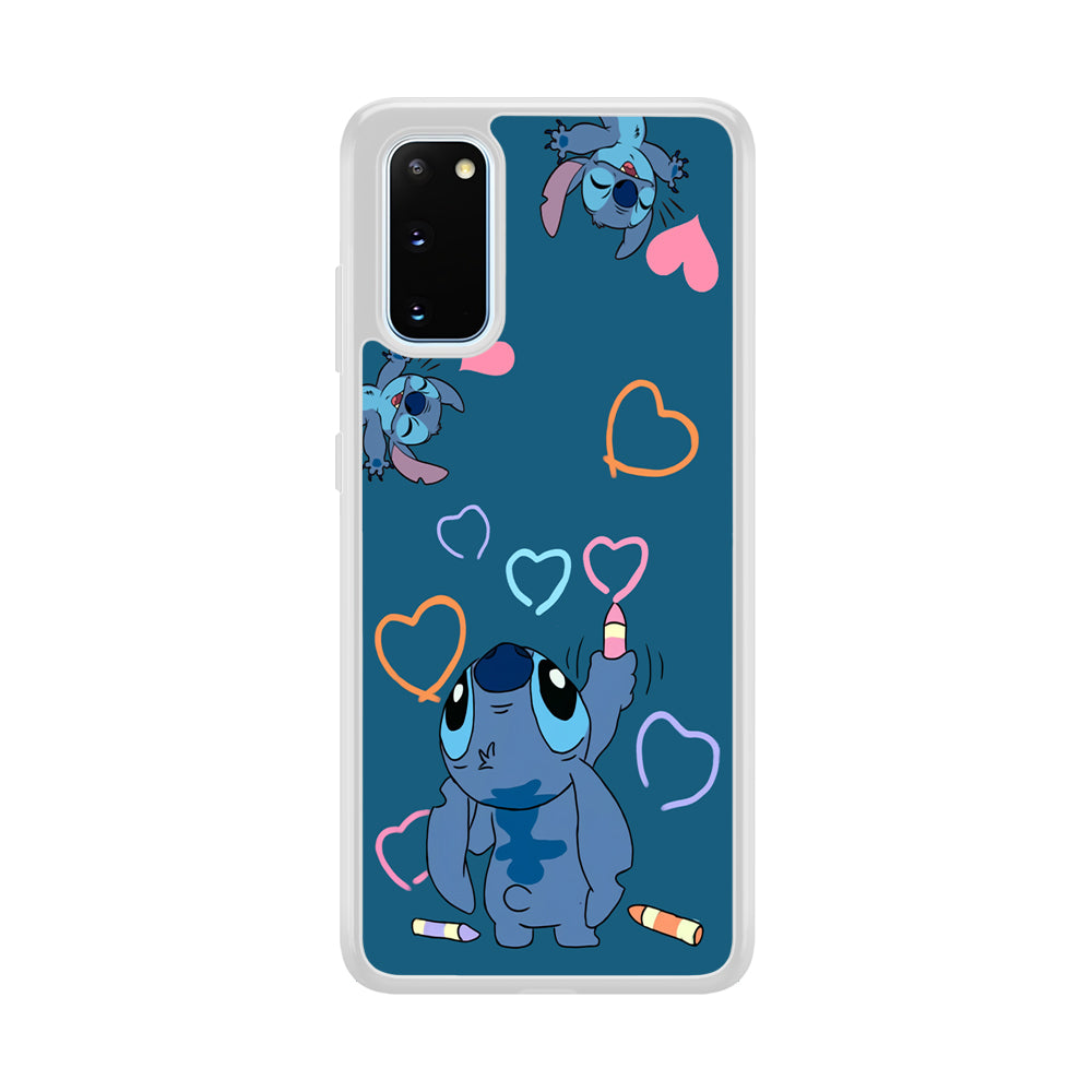 Stitch Drawing Lovely Samsung Galaxy S20 Case