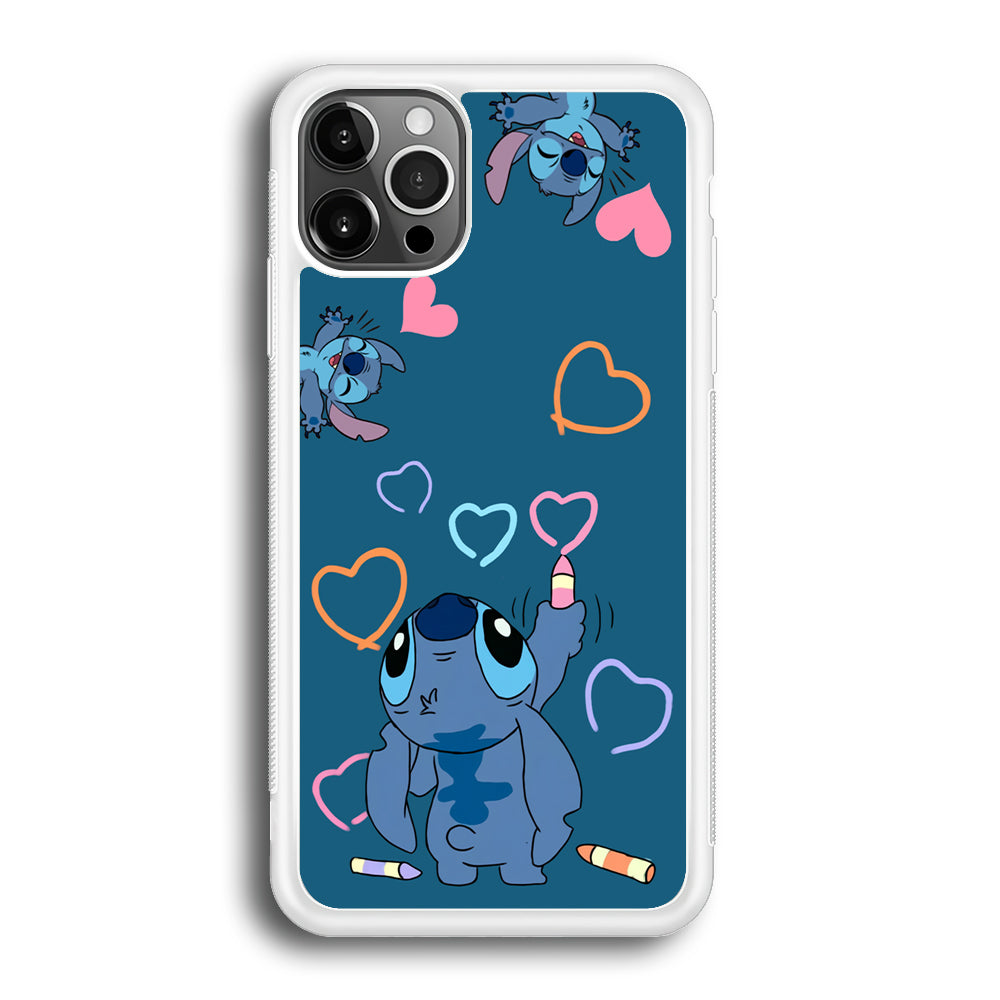 Stitch Drawing Lovely iPhone 12 Pro Max Case