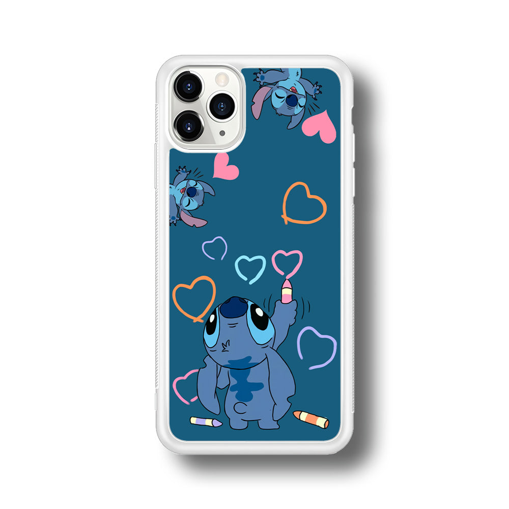 Stitch Drawing Lovely iPhone 11 Pro Case