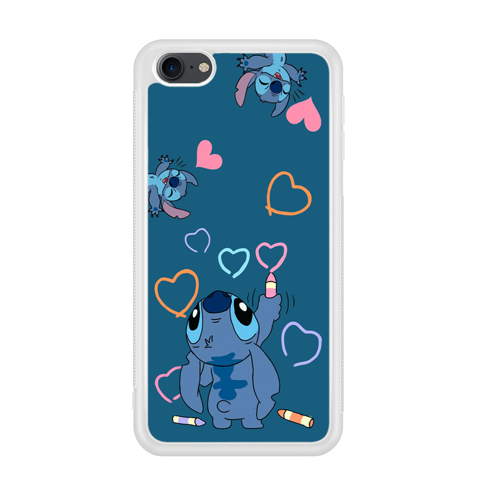 Stitch Drawing Lovely iPod Touch 6 Case