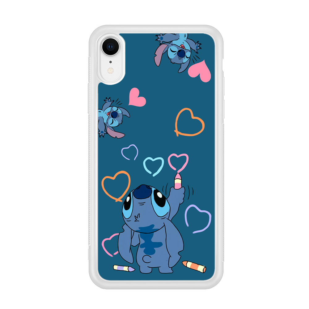 Stitch Drawing Lovely iPhone XR Case