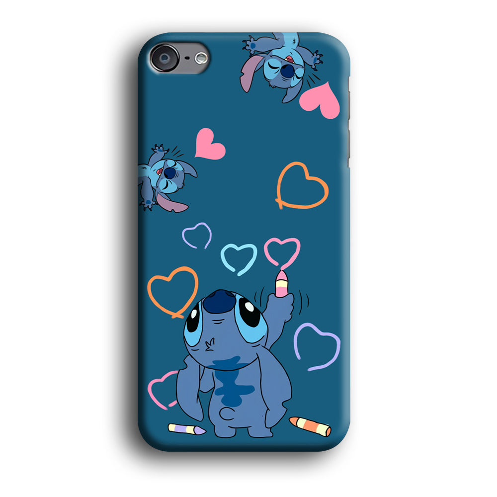 Stitch Drawing Lovely iPod Touch 6 Case