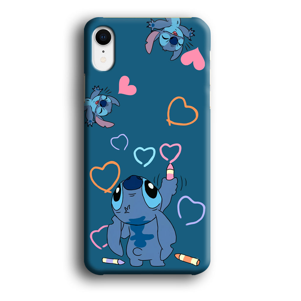Stitch Drawing Lovely iPhone XR Case
