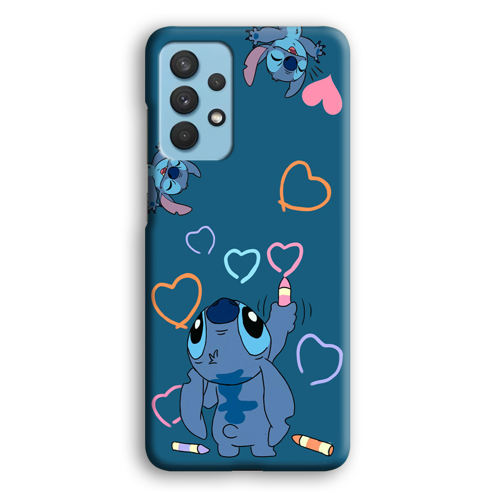 Stitch Drawing Lovely Samsung Galaxy A32 Case