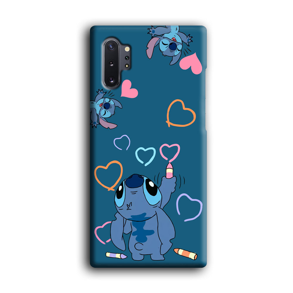 Stitch Drawing Lovely Samsung Galaxy Note 10 Plus Case