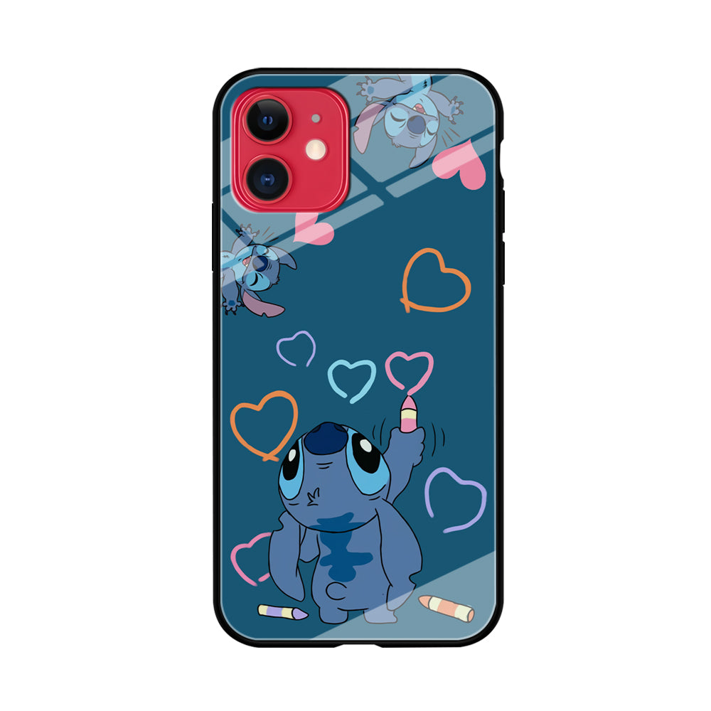 Stitch Drawing Lovely iPhone 11 Case