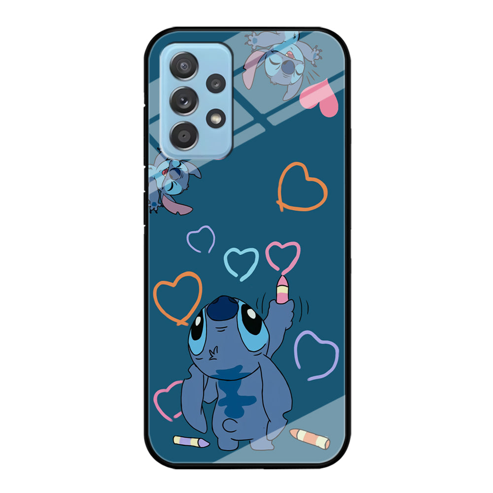 Stitch Drawing Lovely Samsung Galaxy A52 Case