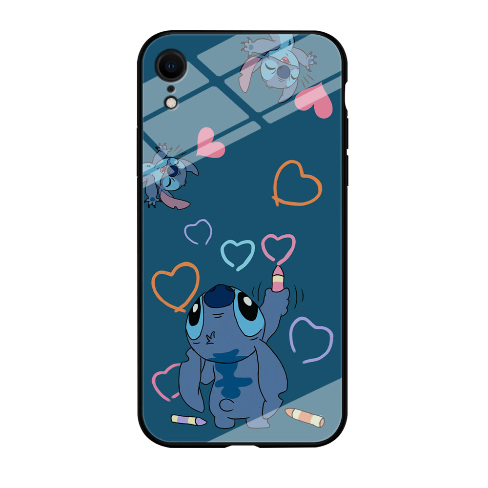 Stitch Drawing Lovely iPhone XR Case