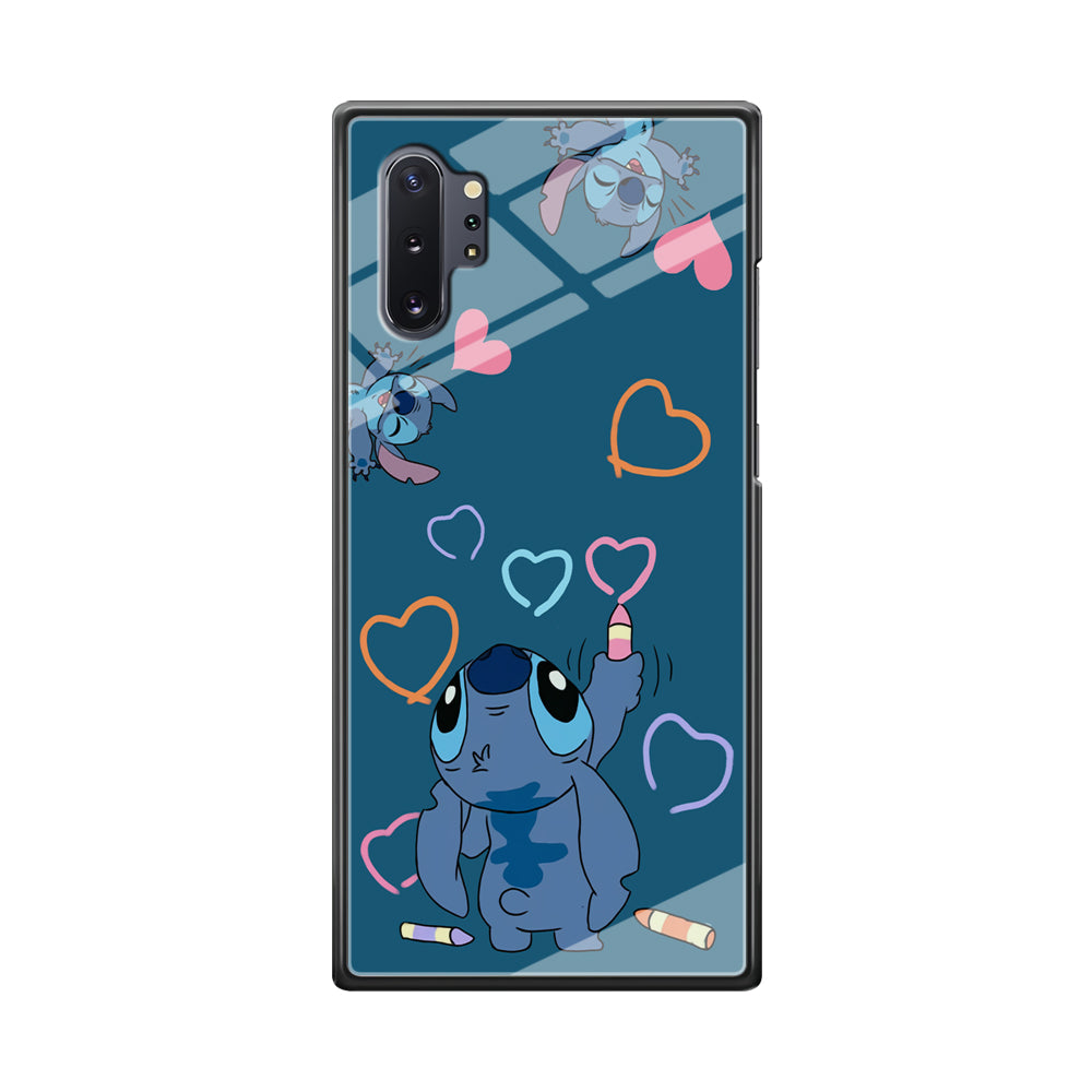 Stitch Drawing Lovely Samsung Galaxy Note 10 Plus Case