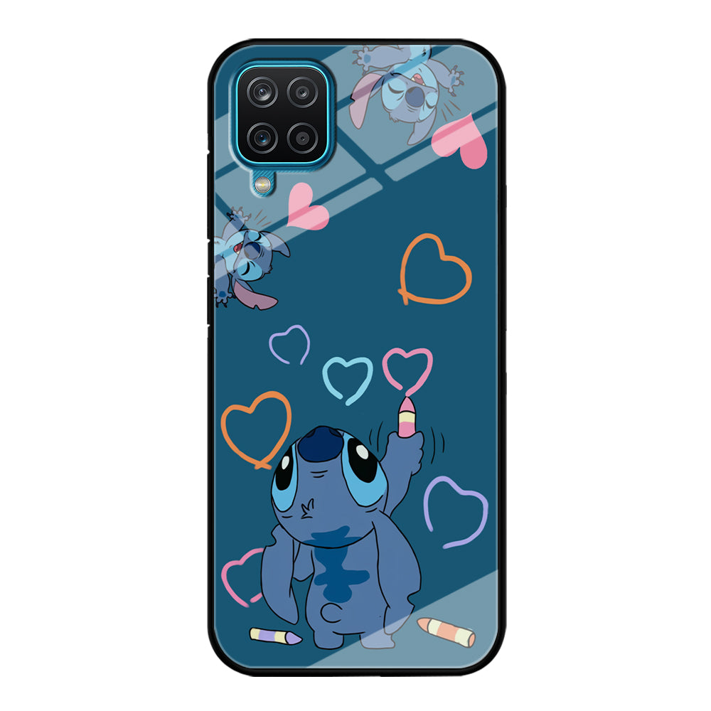 Stitch Drawing Lovely Samsung Galaxy A12 Case