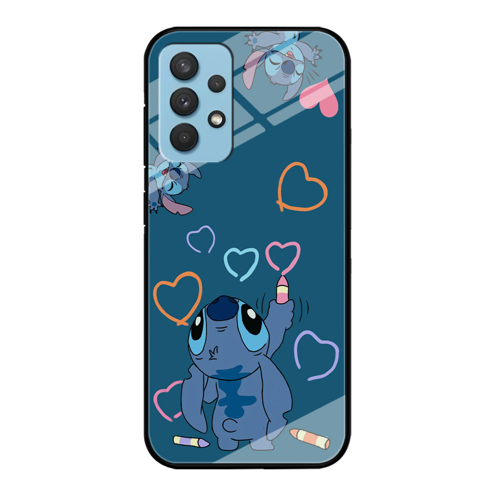 Stitch Drawing Lovely Samsung Galaxy A32 Case