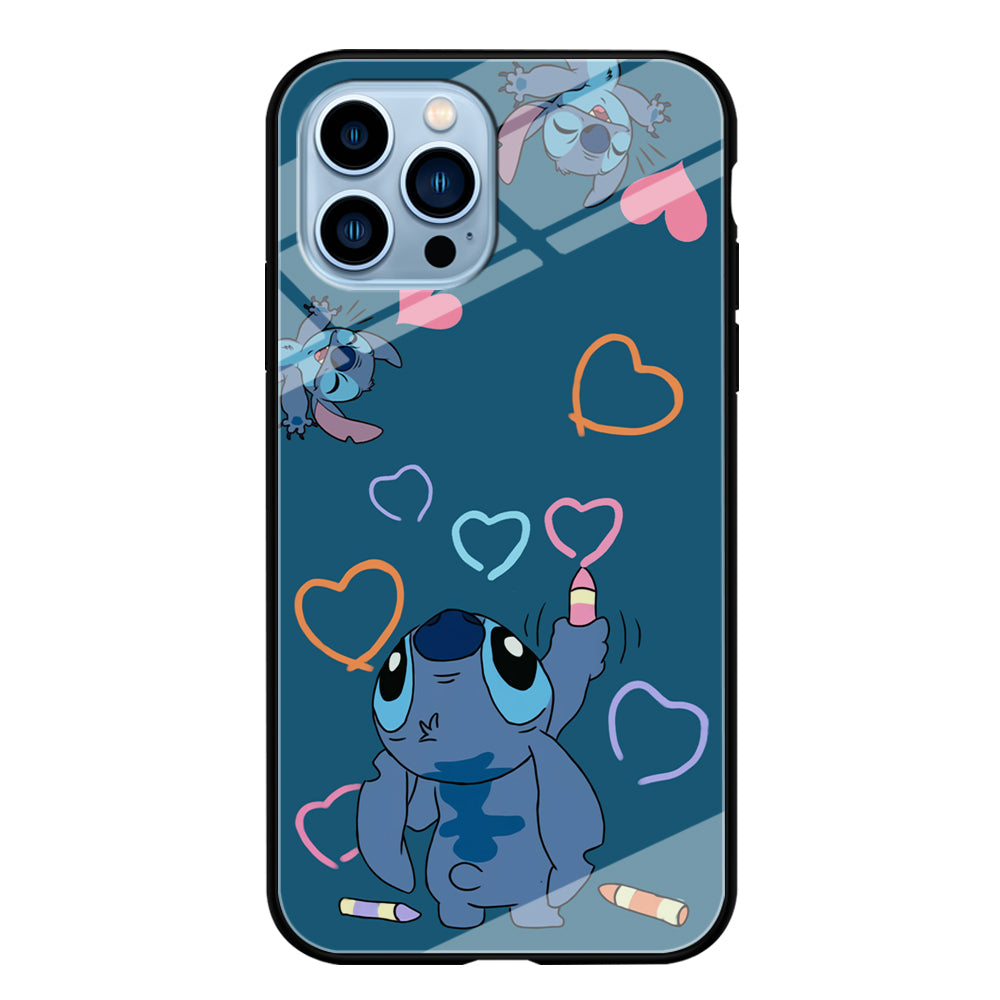 Stitch Drawing Lovely iPhone 13 Pro Max Case