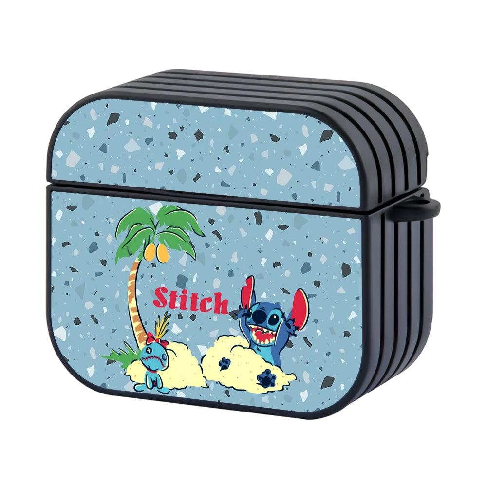 Stitch Dust of Cheeriness Apple Airpods 4 Case Black