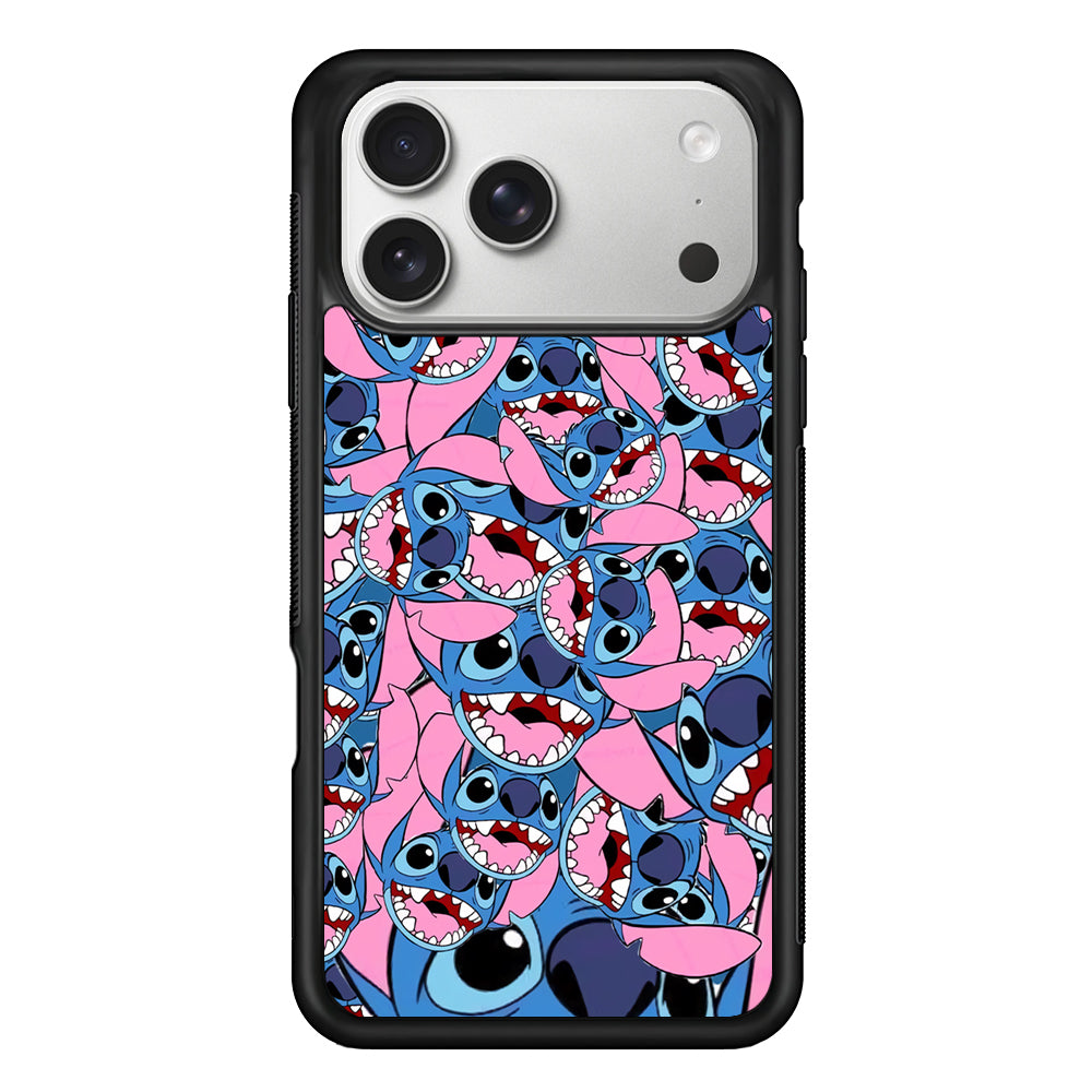 Stitch Laugh Face iPhone 17 Pro Case