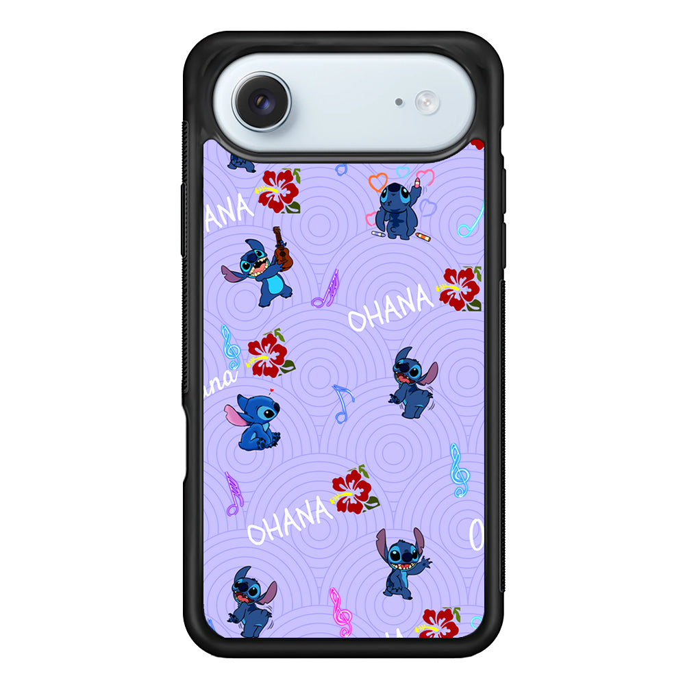 Stitch Patern Lovely Ohana iPhone 17 Air Case