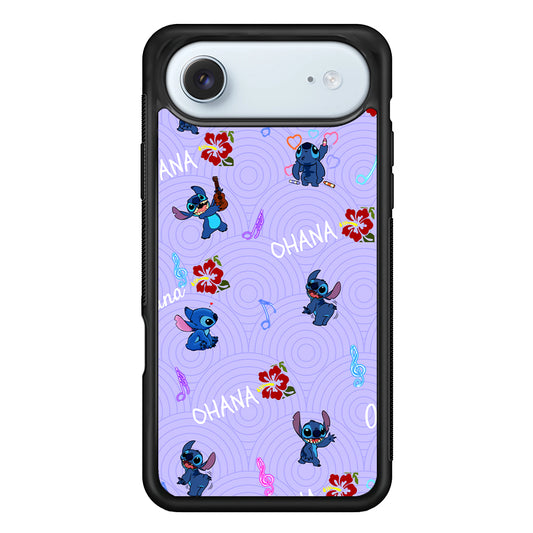 Stitch Patern Lovely Ohana iPhone 17 Air Case