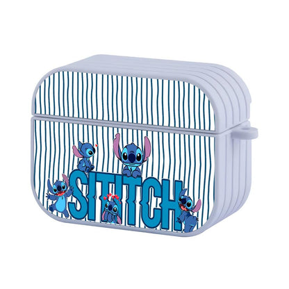 Stitch Smile Over The Day Apple Airpods Pro 3 Case White